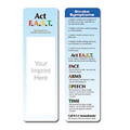 Stroke Symptoms Stock Full Color Digital Printed Bookmark